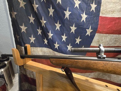 SAVAGE MODEL 23D 22 HORNET WITH A MALCOLM 4X SCOPE - Image 10 of 14