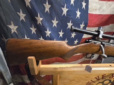 SAVAGE MODEL 23D 22 HORNET WITH A MALCOLM 4X SCOPE - Image 2 of 14