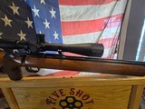 ANSCHUTZ MODEL 54 22LR TARGET RIFLE WITH SIGHTRON 712NI0011 36 POWER SCOPE - 3 of 14