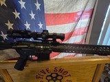 RUGER 204 WITH PSA LOWER A WILSON COMBAT 18 INCH FLUTED BARREL AND RAIL WITH A COLT SCOPE MOUNT and a vortex STRIKE EAGLE SCOPE - 3 of 12