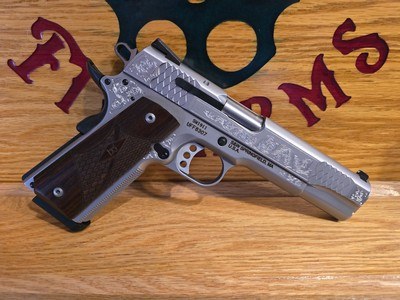 SMITH AND WESSON 1911 ENGRAVED SW1911 45ACP - Image 3 of 8
