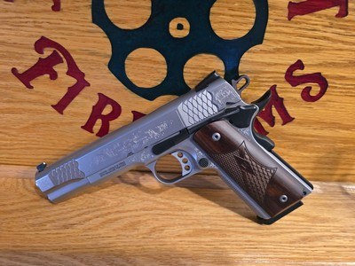SMITH AND WESSON 1911 ENGRAVED SW1911 45ACP - Image 5 of 8