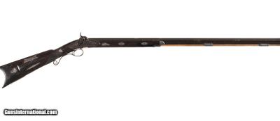 Fancy Percussion Rifle by Stillman Jackson of Palmyra, New York