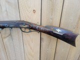 Mule Ear Percussion Kentucky Rifle Attributed to Samuel Morrison - 9 of 15