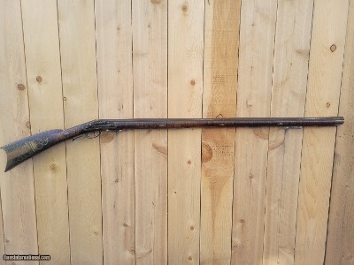 Mule Ear Percussion Kentucky Rifle Attributed to Samuel Morrison