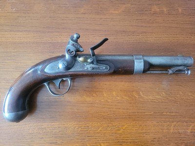 U.S. Model 1836 Flintlock Pistol by Johnson