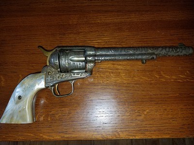 Incredible Cattle Brand Colt SAA by Cole Agee