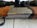 Angelo Zoli Combination Gun 12 Ga. and 5.6 X52R O/U (Savage Hi-Power); Valmet Scope Mount - 4 of 15