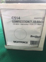 Nightforce Competition, 15-55x52, 1/8 MOA ZERO STOP FCR-1 - 3 of 3