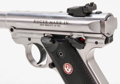 Ruger Mark IV Target .22 LR Stainless - 0 SALES TAX UNLIKE THE REST - & SHIPPED FREE - Image 2 of 3