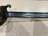 Civil War Model 1850 Foot Officer's Sword w/ Scabbard - 14 of 15