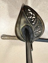 Civil War Model 1850 Foot Officer's Sword w/ Scabbard - 9 of 15