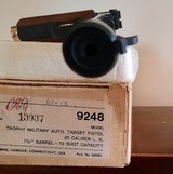 High Standard Military Auto .22 Target PistolQualifies as C&R - 5 of 11