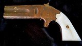 American Arms Company rare brass, Derringer, with Mother of Peal grips, used during the Civil War,(see info) offers considered - 2 of 9