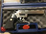 Colt Python 6 in. Vent Ribbed Barrel Brushed Stainless Unfired. - 2 of 10