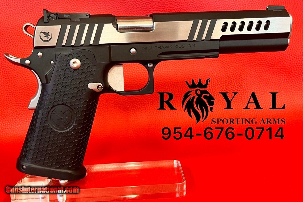 Nighthawk Custom Boardroom Series Chairman 9mm 1911 6" barrel Double