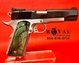 GORGEOUS !! LES BAER BOSS .45ACP GOVT 1911 MUST SEE!! MAMMOTH GRIP UPGRADE RARE COLOR - 1 of 11