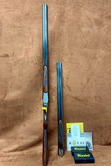 Rizzini BR552 20ga + 16ga two barrel combo set spectacular upgraded wood! TRADES ALWAYS WELCOME!! - 2 of 11