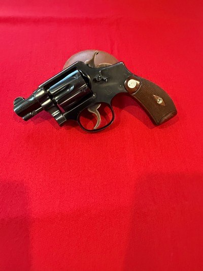Desirable Smith & Wesson .38 Military & Police Model 1905 4th Change
DBL Action Revolver Scarce 2 Inch Barrel