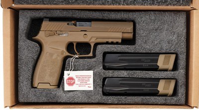 U.S. Army Issued SIG Sauer M17 Pistol with Box and FOIA Letter
