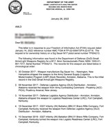 U.S. Army Issued SIG Sauer M17 Pistol with Box and FOIA Letter - 4 of 5