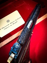 Rare & Beautiful Sig Sauer P210 Luxury Engraved With Exquisite Gold Inlay W/ Glass Top Wood Presentation Case - 10 of 10