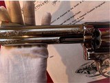 Exquisite Factory Engraved Smith & Wesson Model 686 Double Action .357 Magnum Revolver with S&W Letter - 9 of 13