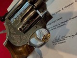 Exquisite Factory Engraved Smith & Wesson Model 686 Double Action .357 Magnum Revolver with S&W Letter - 5 of 13