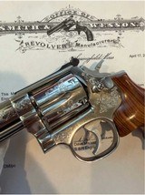 Exquisite Factory Engraved Smith & Wesson Model 686 Double Action .357 Magnum Revolver with S&W Letter - 3 of 13