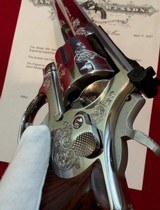Exquisite Factory Engraved Smith & Wesson Model 686 Double Action .357 Magnum Revolver with S&W Letter - 8 of 13