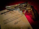 Exquisite Factory Engraved Smith & Wesson Model 686 Double Action .357 Magnum Revolver with S&W Letter