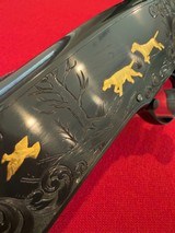 Winchester Model 42 A Robertson Master Engraved Signed Gold Inlaid .410 Ga - 6 of 19