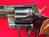 Stunning Blued4 Inch Colt Python 1981 With Colt Letter, Factory Box and Papers - 7 of 21