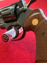 Stunning Blued4 Inch Colt Python 1981 With Colt Letter, Factory Box and Papers - 21 of 21