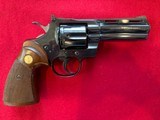 Stunning Blued4 Inch Colt Python 1981 With Colt Letter, Factory Box and Papers - 9 of 21