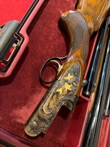 Caesar Guerini Magnus Color Case Gold Inlay Engraved 3 Barrel Set - 3 of 11