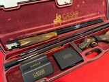 Caesar Guerini Magnus Color Case Gold Inlay Engraved 3 Barrel Set - 9 of 11