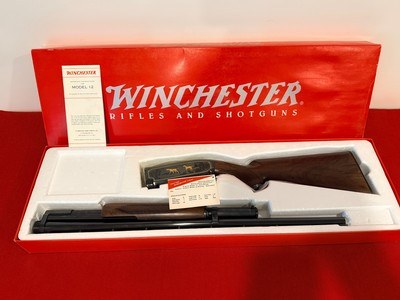 20 Gauge Factory Engraved 1993 Winchester Model 12 Grade IV **Serial #42**