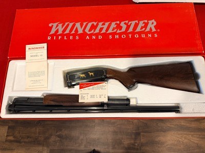 20 Gauge Factory Engraved 1993 Winchester Model 12 Grade IV **Serial #42** - Image 2 of 19