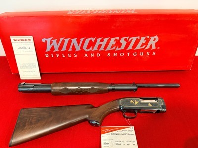 20 Gauge Factory Engraved 1993 Winchester Model 12 Grade IV **Serial #42** - Image 14 of 19