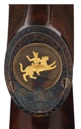 Master Engraved and Gold Inlaid Kazakhstan Themed Ruger/Spink No. 1 Single Shot Rifle with Zeiss Scope and Case - Image 8 of 8