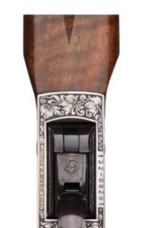 James B. Meek Signed and Master Game Scene Engraved Ruger No. 1-B Falling Block Single Shot Rifle with Scope In Caliber 22-250 Rem - Image 3 of 5