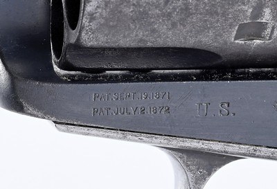 PRIME CUSTER RANGE 1874 COLT 45 ARTILLERY MODEL SINGLE-ACTION ARMY REVOLVER WITH KOPEC LETTER - Image 10 of 11