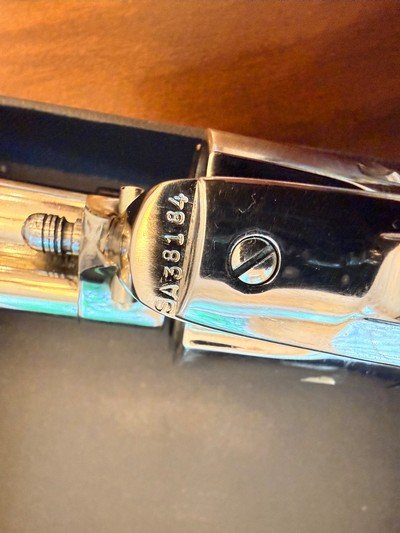 Colt Single Action Army Revolver – Rare .44 Special – Nickel Finish – 43/4” Barrel – 3rd Generation - Image 8 of 9