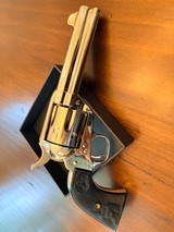 Colt Single Action Army Revolver – Rare .44 Special – Nickel Finish – 43/4” Barrel – 3rd Generation - Image 7 of 9