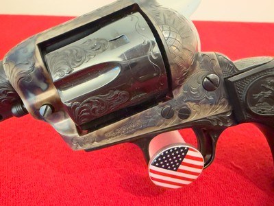 1978 Colt Custom Shop Factory Engraved SAA .45 Colt 7.5” - Image 5 of 8