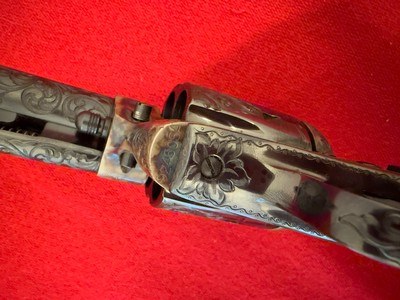 1978 Colt Custom Shop Factory Engraved SAA .45 Colt 7.5” - Image 7 of 8