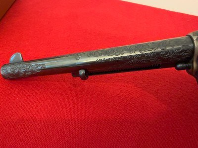 1978 Colt Custom Shop Factory Engraved SAA .45 Colt 7.5” - Image 6 of 8