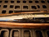 “His & Hers” Custom Weatherby Mark V Presentation Rifles – Safari Club International Gold Inlay & Exhibition Walnut – 7mm Back Country .280 Ackley Imp - Image 14 of 25
