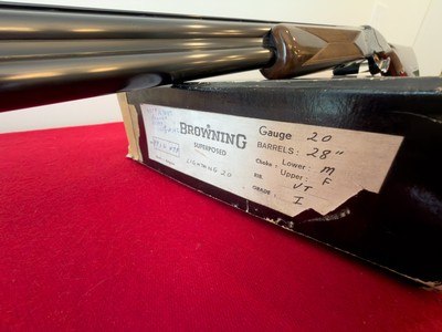 1973 Belgian Browning Superposed Lightning Grade I 20 Gauge - Image 2 of 7